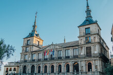 Facade Of The Town Hall Of The City Of Toledo, Spain