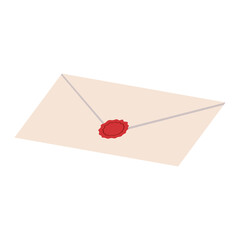 Poster - envelope sealed with red wax