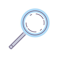 Canvas Print - magnifying glass icon