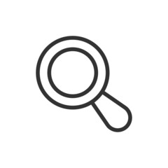 Sticker - Outline design of search icon.