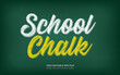 © Fauzan - Chalk scribble editable text style effect