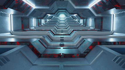 Wall Mural - Sci fi background