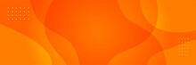 Modern Red Orange Banner Background