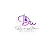 Fashion DU Logo, Modern du d u Logo Letter Vector and Illustration For Clothing, Apparel Fashion Brand