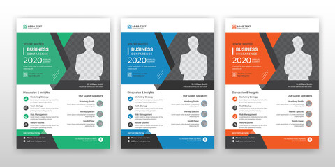 Wall Mural - Flyer template poster brochure cover design layout  background, vector illustration template in A4 size