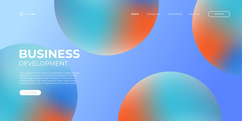 Modern abstract background colorful theme can use for posters, template, website header background, mobile screen wallpaper, web banner