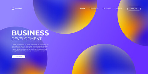 Modern abstract background colorful theme can use for posters, template, website header background, mobile screen wallpaper, web banner