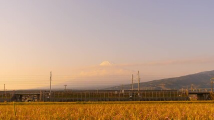 Wall Mural - 富士山 タイムラプス