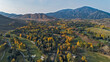 © Steve - Drone aerial view of Sun Valley, Idaho with beautiful fall colors