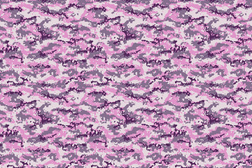 Wall Mural - Pixel digital camouflage pink purple texture. Vector