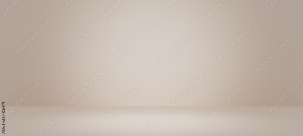 Abstract pastel light yellow color and redial gradient background with ...