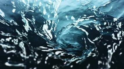 Poster - Super slow motion of rotating water in twister shape. Filmed on high speed cinema camera, 1000 fps.
