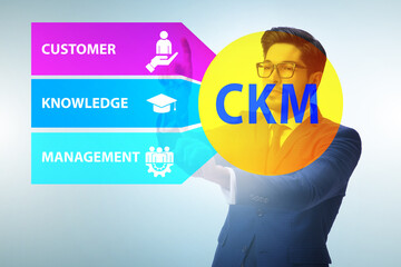 Customer knowledge management marketing concept