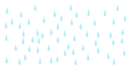 Wall Mural - rain in white background, rainy season, clouds and storm, weather nature background, flood natural d