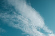 群青色の空と雲 Ultramarine sky and clouds