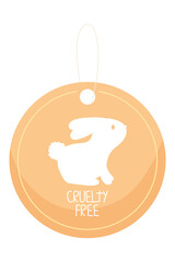 Canvas Print - cruelty free tag