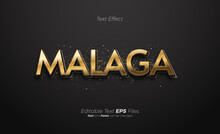 Gold Classic Text Effect With Shiny Color