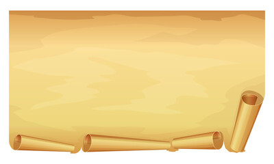 Wall Mural - Big golden scroll of parchment