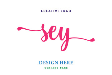 SEY lettering logo is simple, easy to understand and authoritative