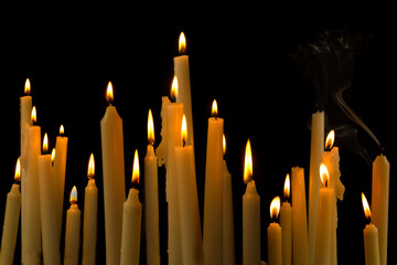 Row of candles