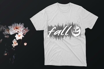 Wall Mural - Fall T-shirt Design Vector. Good for Clothes, Greeting Card, Poster, and Mug Design.