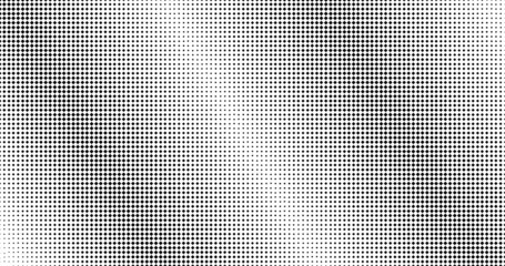 Poster - Monochrome gradient halftone rhombs background. Pop art pattern template, texture. Geometric Vector Retro Illustration.