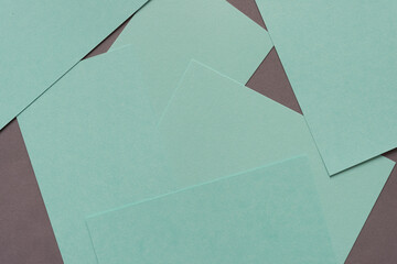 blue green paper background