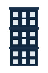 Wall Mural - apartment building icon