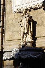 Wall Mural - Piazza dei quattro canti statue detail in Palermo, Sicily, Italy