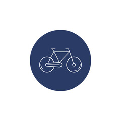 Poster - Creative bicycle icon vector