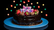 Urodzinowy czekoladowy tort
