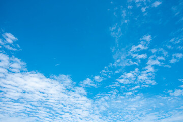 Wall Mural - blue sky and white clouds.