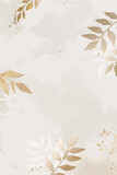 Fototapeta Psy - Christmas patterned on beige background vector