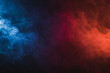 © Михаил Решетников - Fog in red blue neon light on black background.