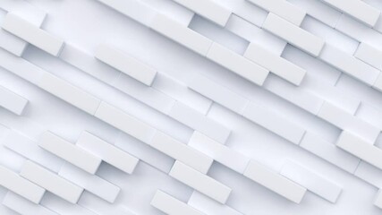 geometric modern animated seamless looping abstract background. 3d render design element, creative m