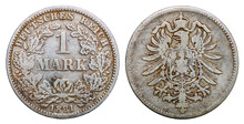 Silver Mark Coin Germany 1881