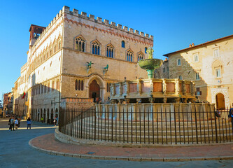 Wall Mural - Piazza IV Novembre,Perugia,Italy