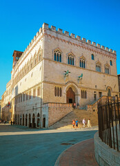 Wall Mural - View of Palazzo dei Priori,Perugia,Italy