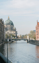 View To Berlin Cathedral With River Spree In The Foreground, Berlin, Germany