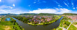 © Martin Moxter/Westend61 - Panoramic view of Kleinheubach and Grossheubach with River Main, Bavaria, Germany
