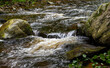 © dmiller324 - close up of water cascading in a brook