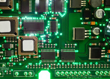 Circuit Board With Electronic Components
