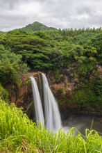 USA, Hawaii, Kauai, Wailua State Park, Wailua Falls