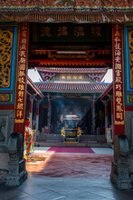 Taiwan, Tainan, Entrance Of Grand Mazu Temple
