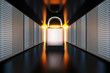 © Westend61 - Security padlock between server tower