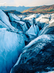 Wall Mural - Matanuska Glacier near Glenn Highway in Alaska.