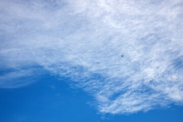 Sticker - Blue sky, white clouds and fine weather