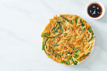 Wall Mural - Pajeon or Korean pancake or Korean pizza