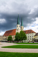 Collegiate Church, Kapellplatz, Altoetting, Bavaria, Germany
