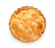 © Pixel-Shot - Baking dish with tasty chicken pot pie on white background